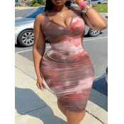 LW Plus Size Tie-dye Bodycon Cami Dress