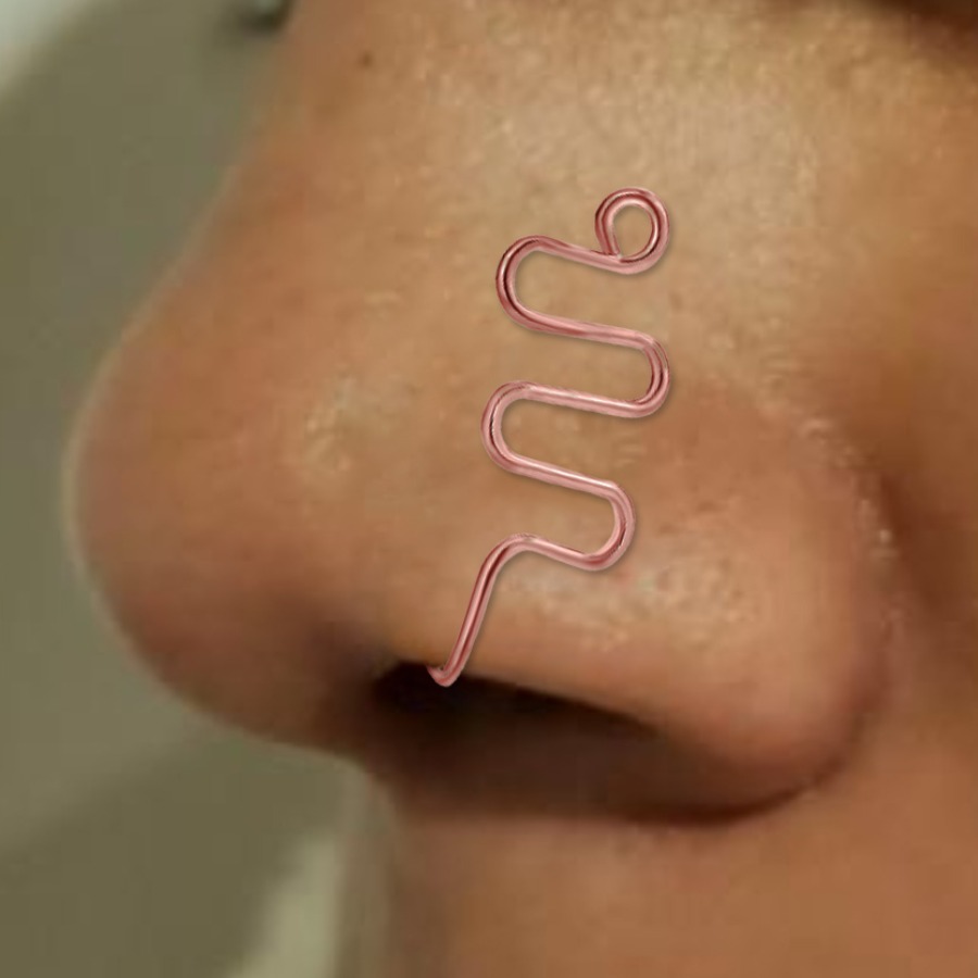 LW Fold Design Nose Ring Body Jewelry