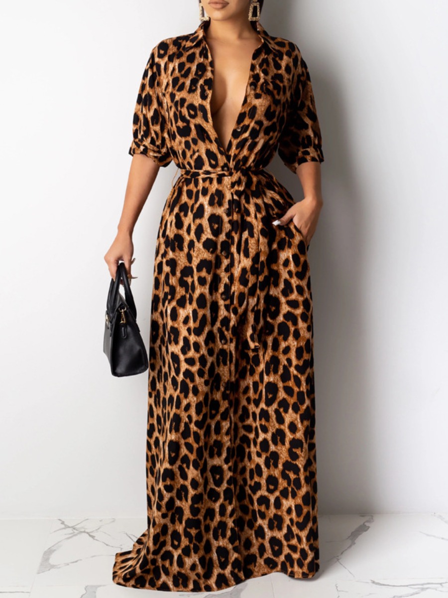 LW Leopard Printed Dress