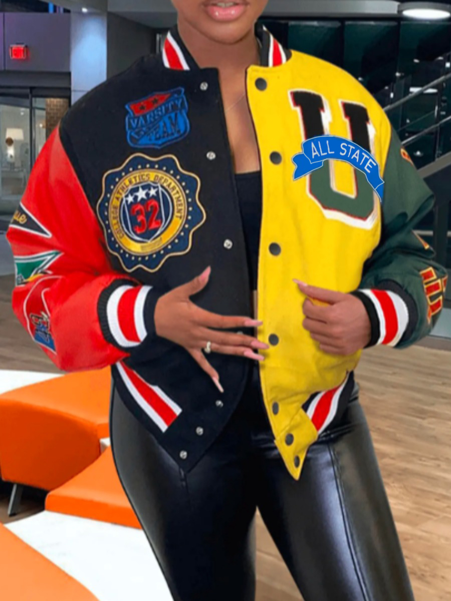 LW Striped Patchwork Jacket