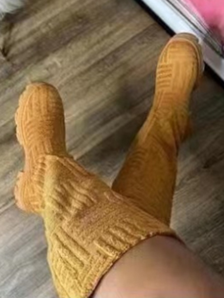 LovelyWholesale Round Toe Thigh High Boots Winter Stylish Fur Spring Summer 2024