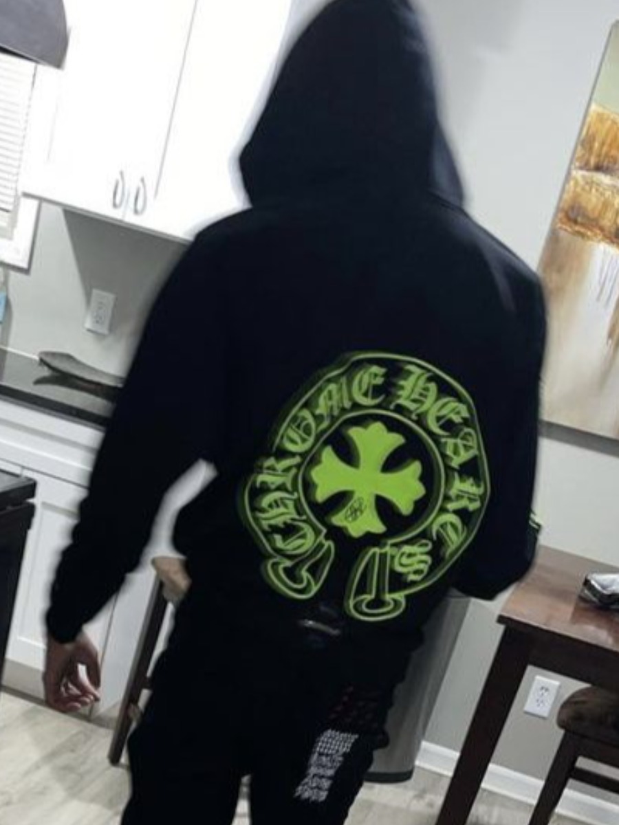 LovelyWholesale Men Letter Print Kangaroo Pocket Hoodie Fall Casual Hooded Collar Spring Summer 2024