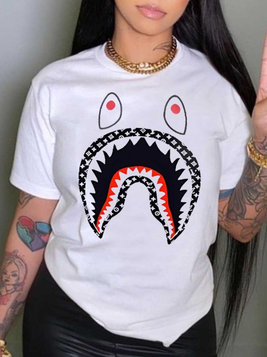 LW Cartoon Print Regular Fit T-shirt