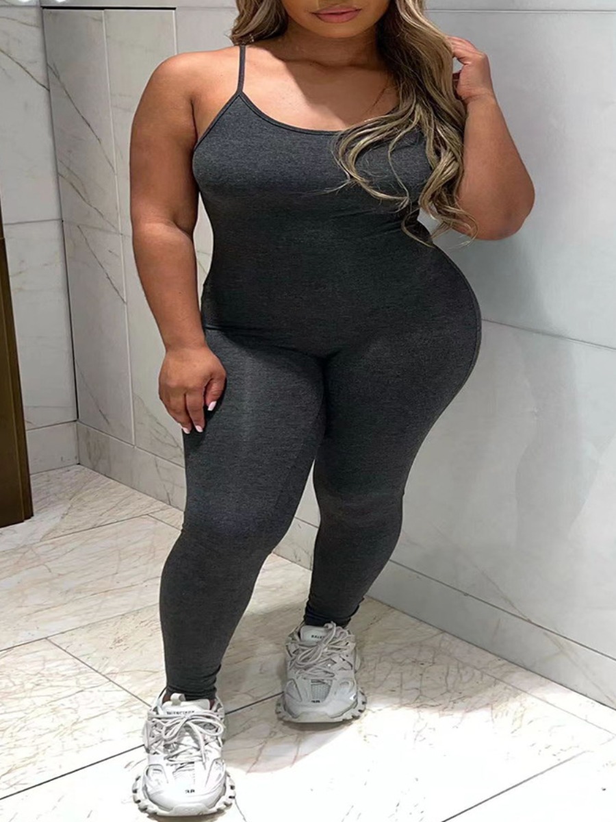 LovelyWholesale SXY Cami Skinny Jumpsuit Spring|Summer Sleeveless Sxy U Neck Spring Summer 2024
