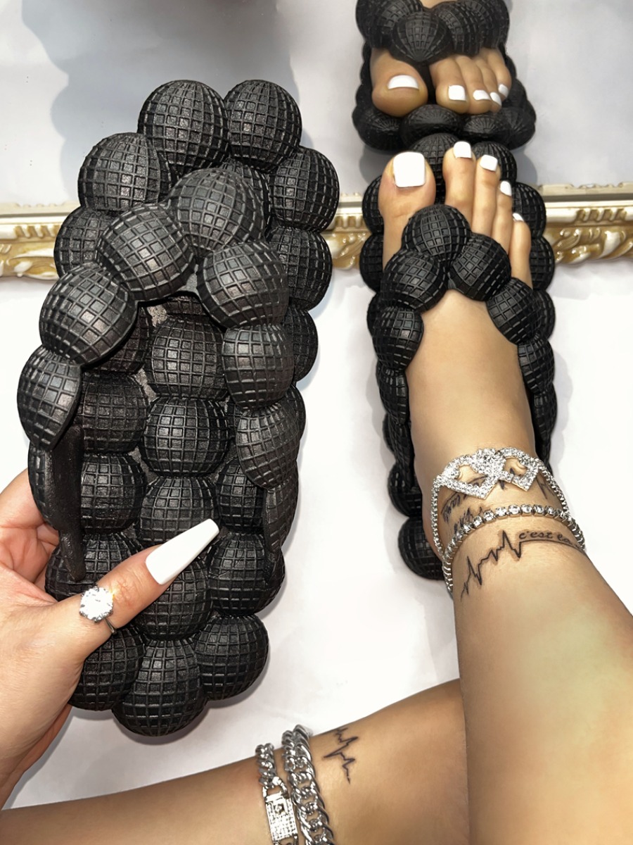 LW Round Toe Bubble Slides