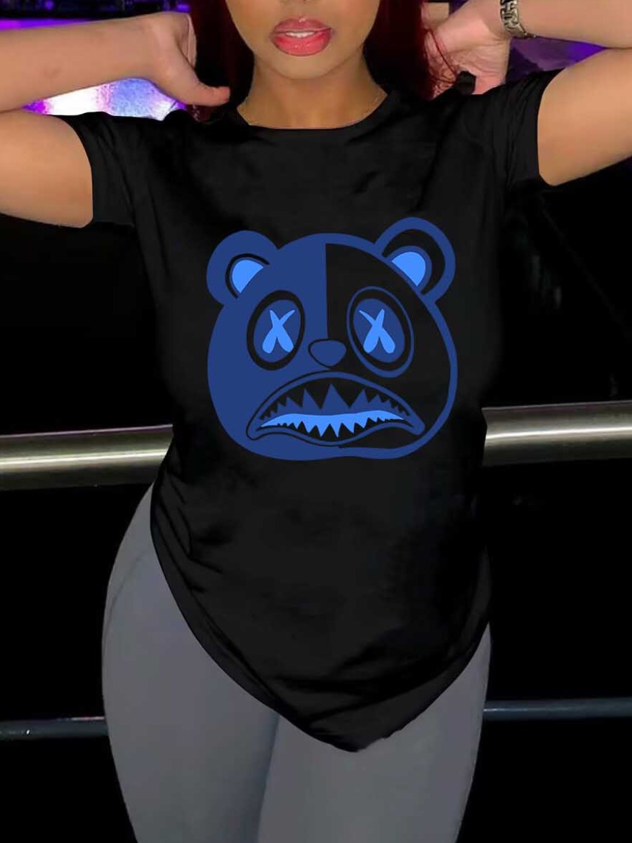 LW Cartoon Print Regular Fit T-shirt