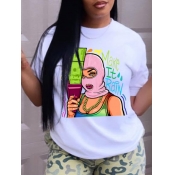 LW Masked Face Money Print T-shirt
