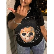LW Plus Size Figure Letter Print T-shirt