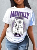 LW Figure Letter Print T-shirt