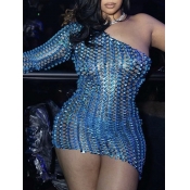 LW SXY One Shoulder Cut Out Bodycon Dress