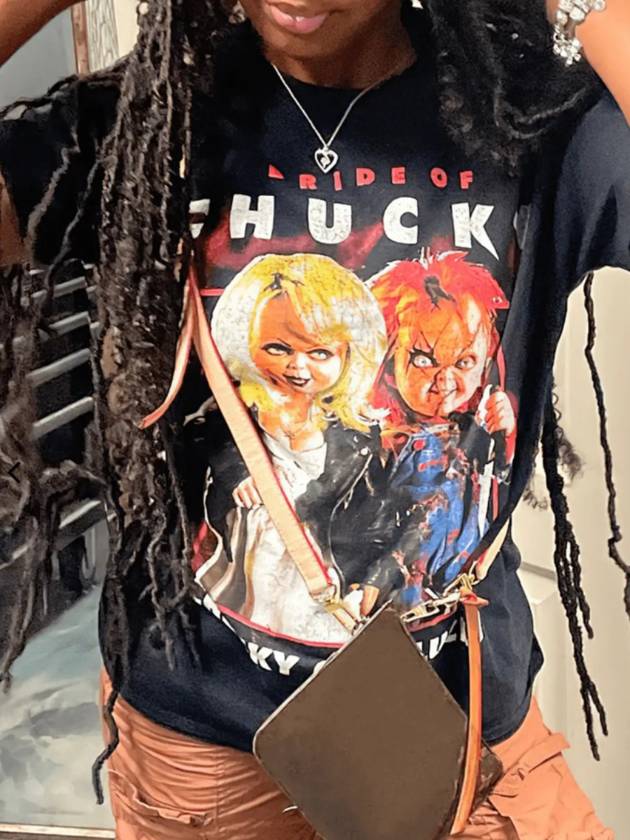 LW Figure Letter Print T-shirt