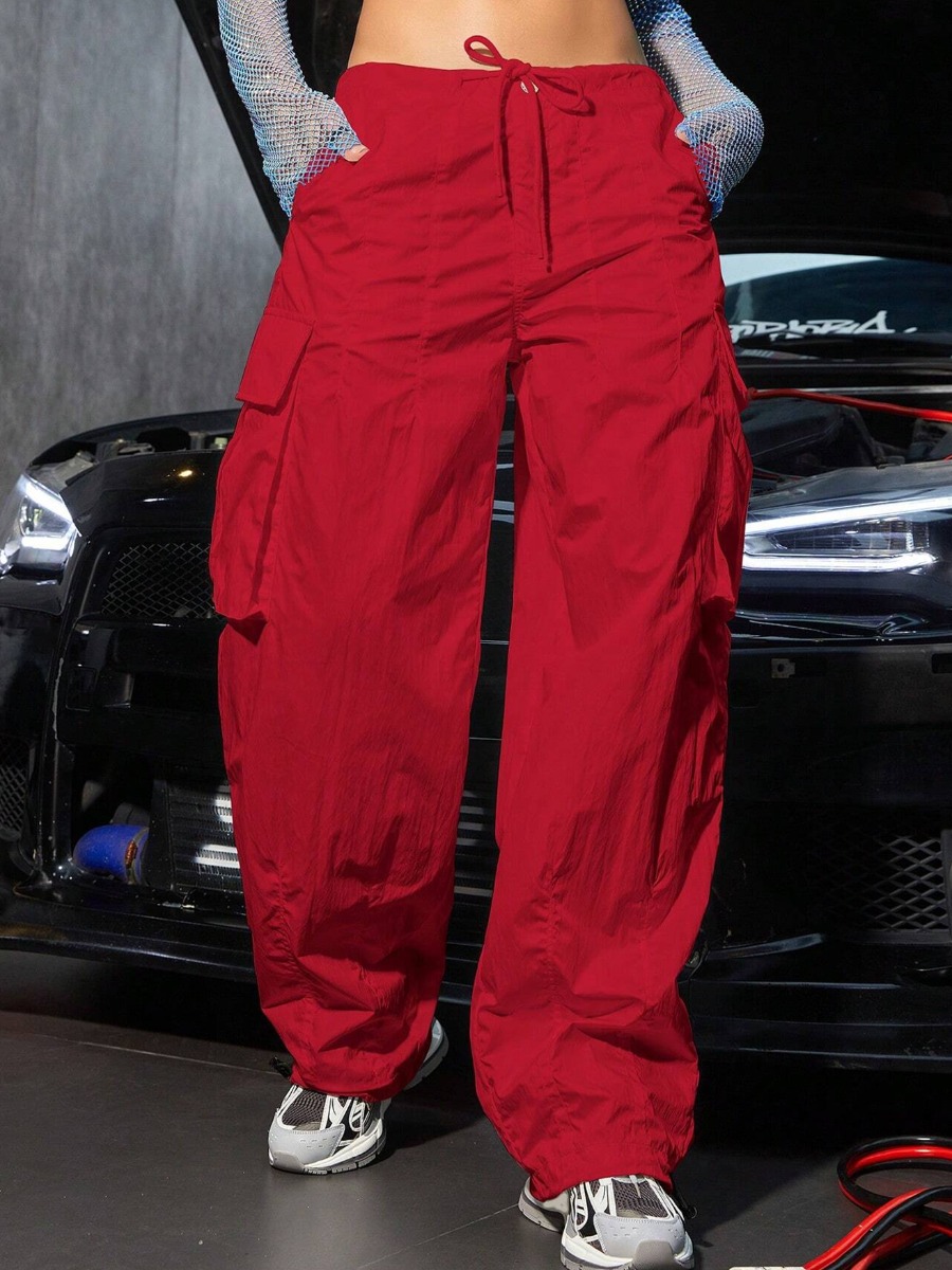 LW Side Pocket Drawstring Loose Pants