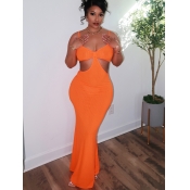 LW SXY Cut Out Bodycon Cami Maxi Dress