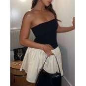 LW Off The Shoulder Ruffle Design Dress