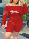 LW Pattern Letter Romper