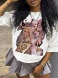 LW Plus Size Pattern Figure T-shirt
