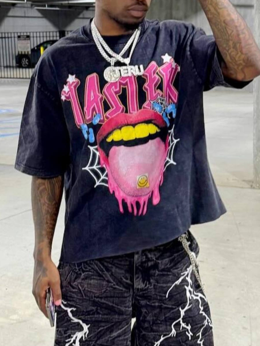 LW Men Pattern Figure T-shirt