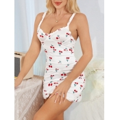 LW Fungus Cartoon Print Mini Dress