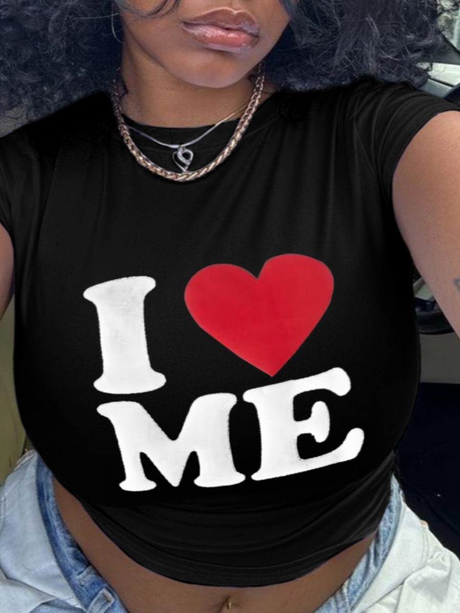 LW Pattern Letter T-shirt