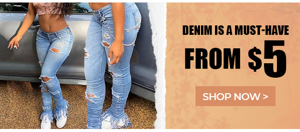 Denim is essential: From $5 SHOP NOW 